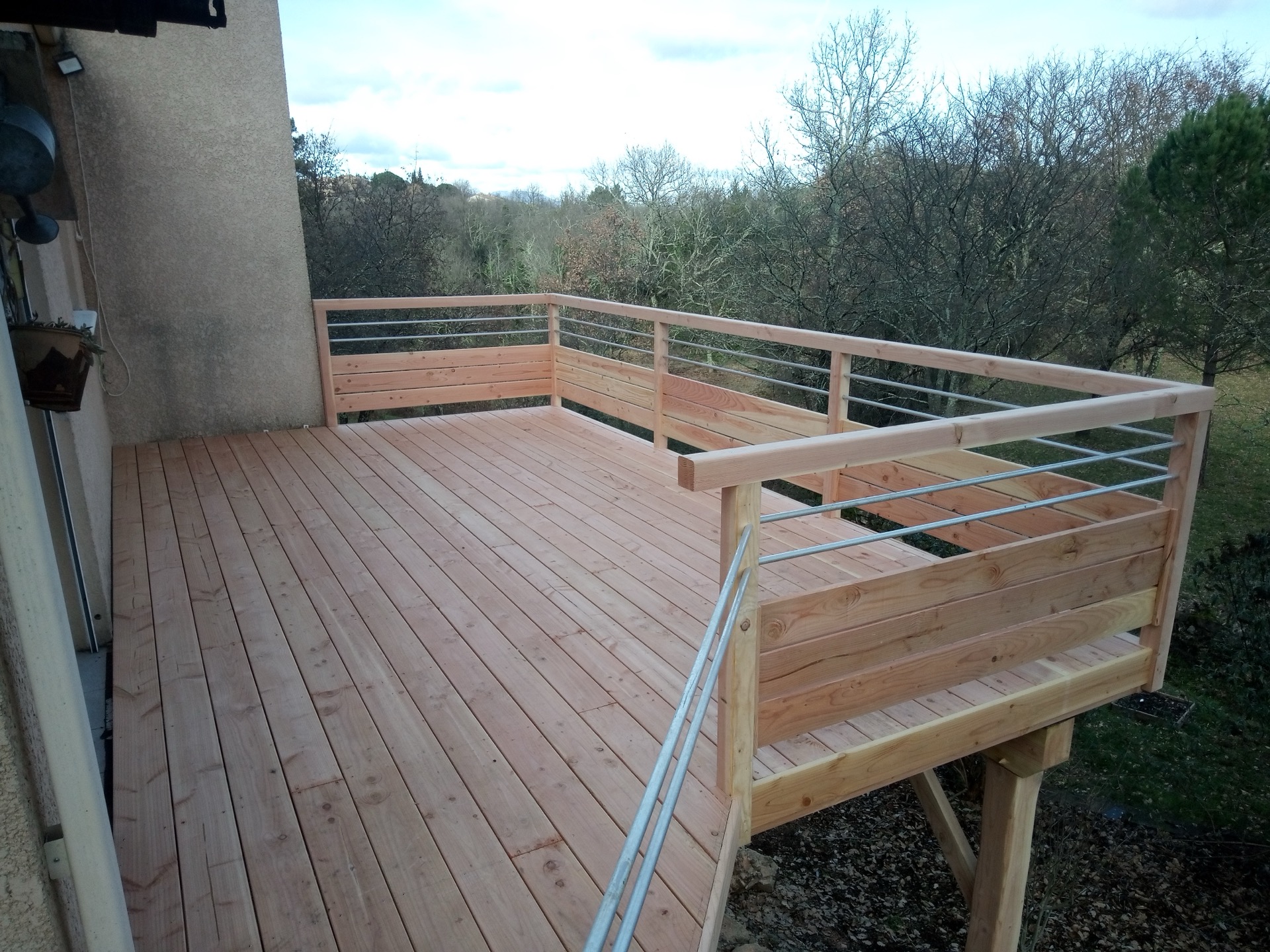 Structure bois extérieure