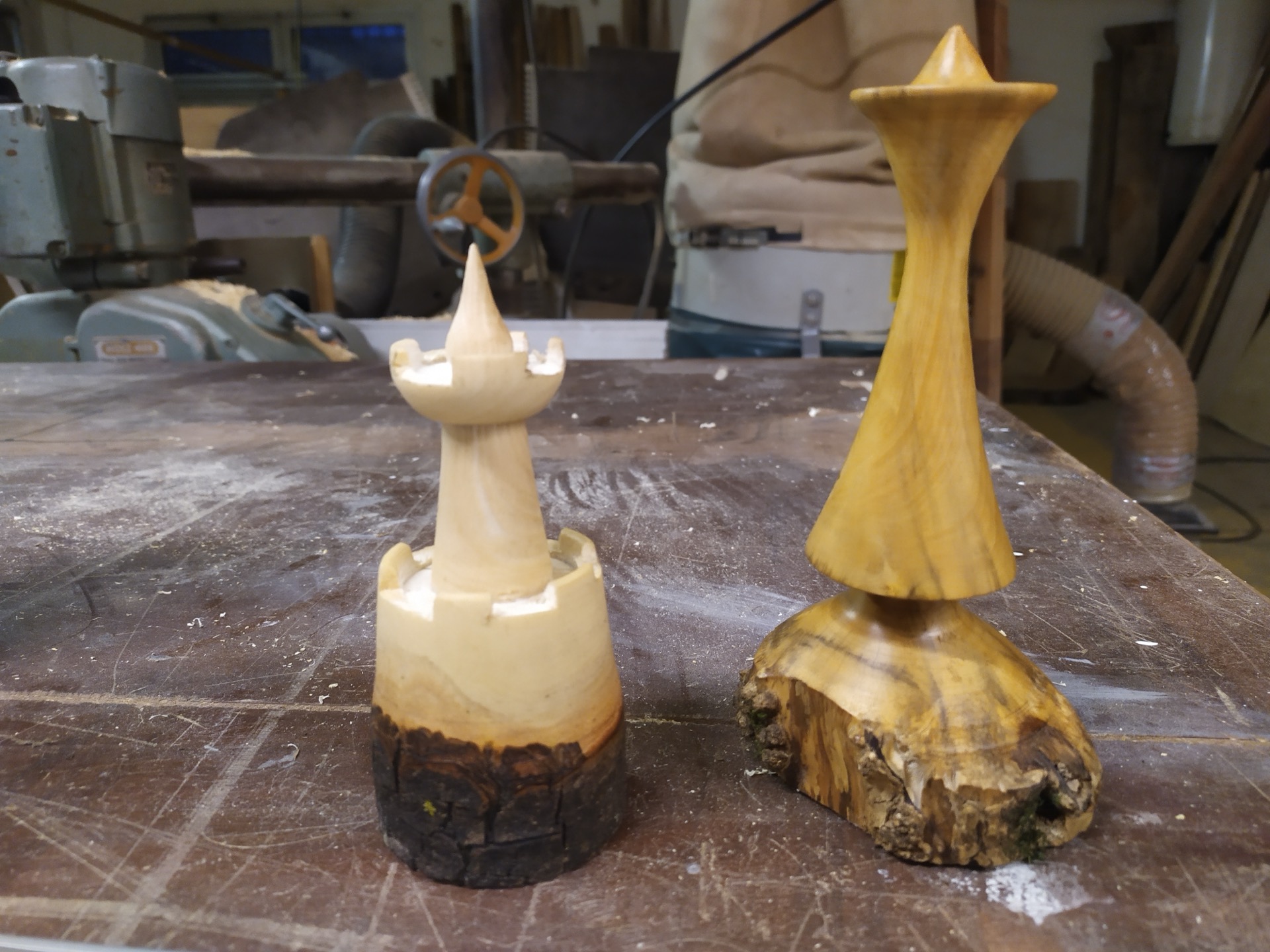 Pièces de jeu d'échecs